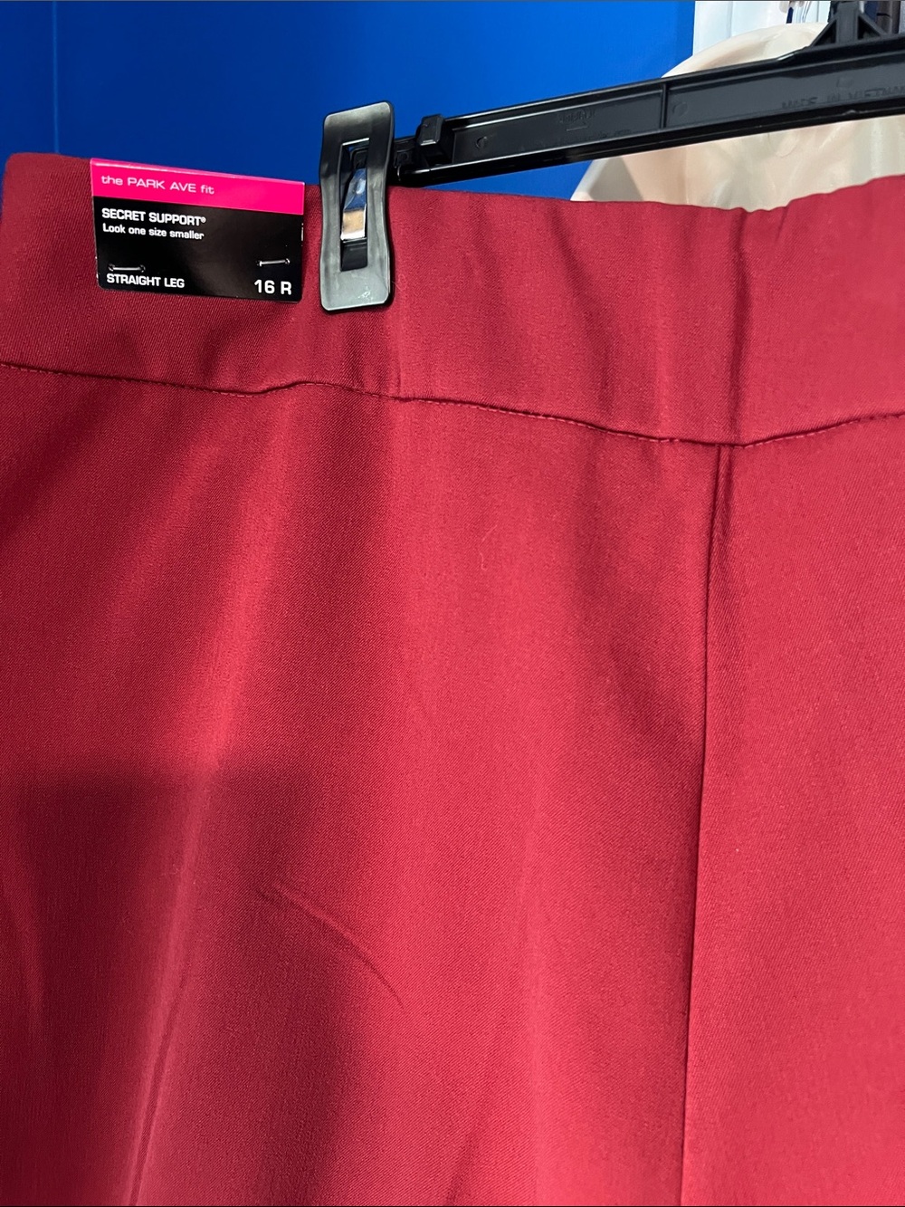 Investments Straight Leg Pants in Deep Red